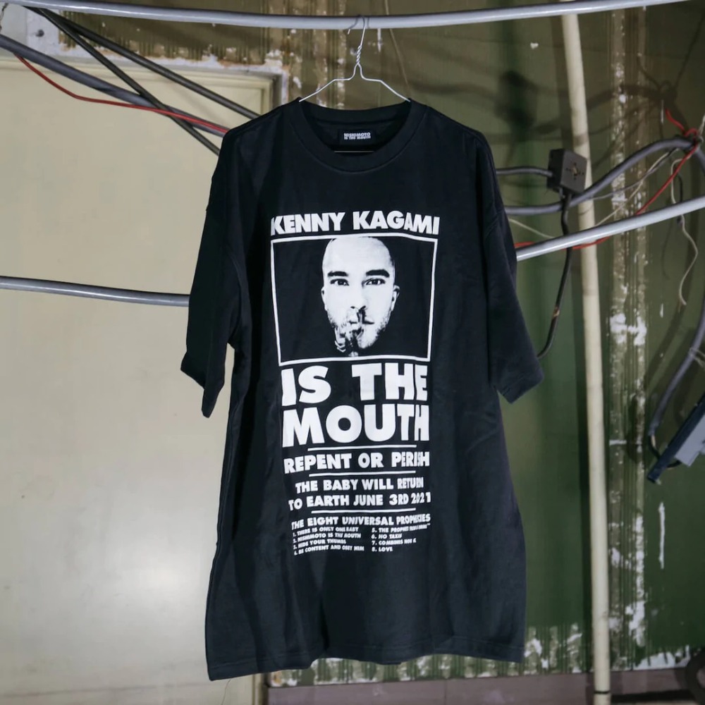 NISHIMOTO IS THE MOUTH × KENNY KAGAMI S/S TEE BLACK