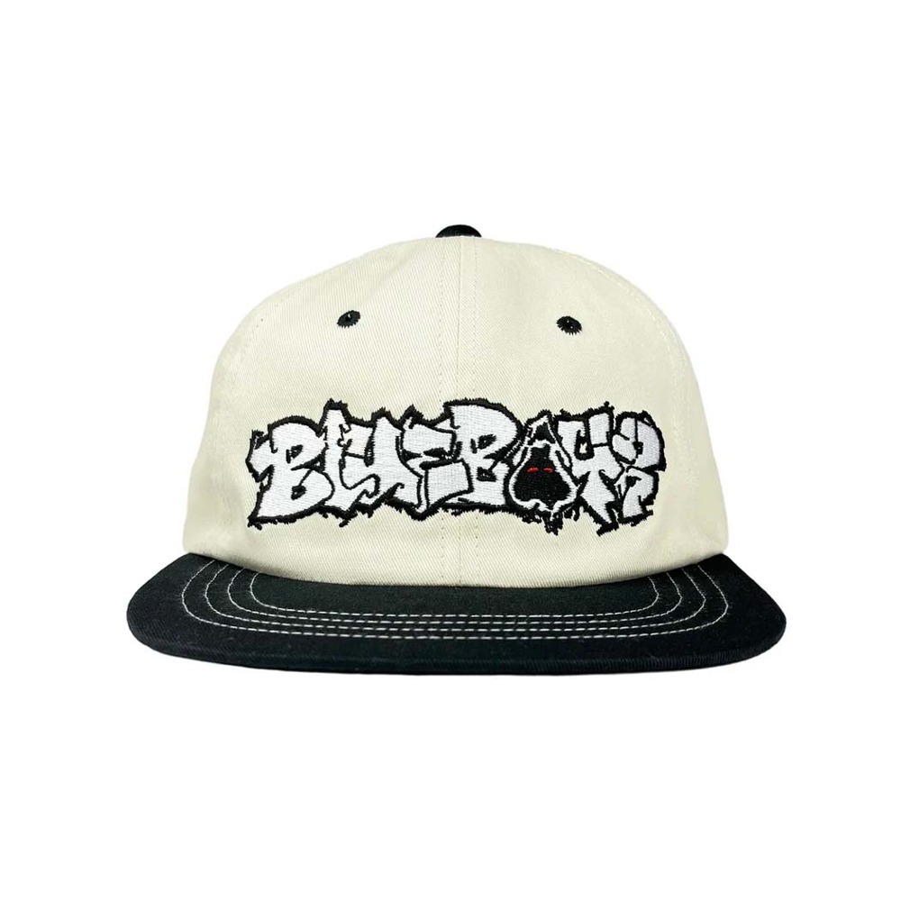 BLUE BOYZ SPORTS CLUB / MOSHER CAP (OFF WHITE/BLACK)