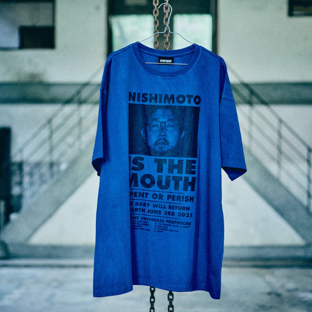NISHIMOTO IS THE MOUTH CLASSIC S/S TEE (Damaged) BLUE
