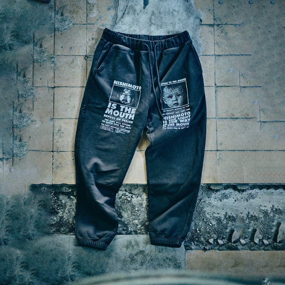 NISHIMOTO IS THE MOUTH CLASSIC SWEAT PANTS (Damaged) BROWN