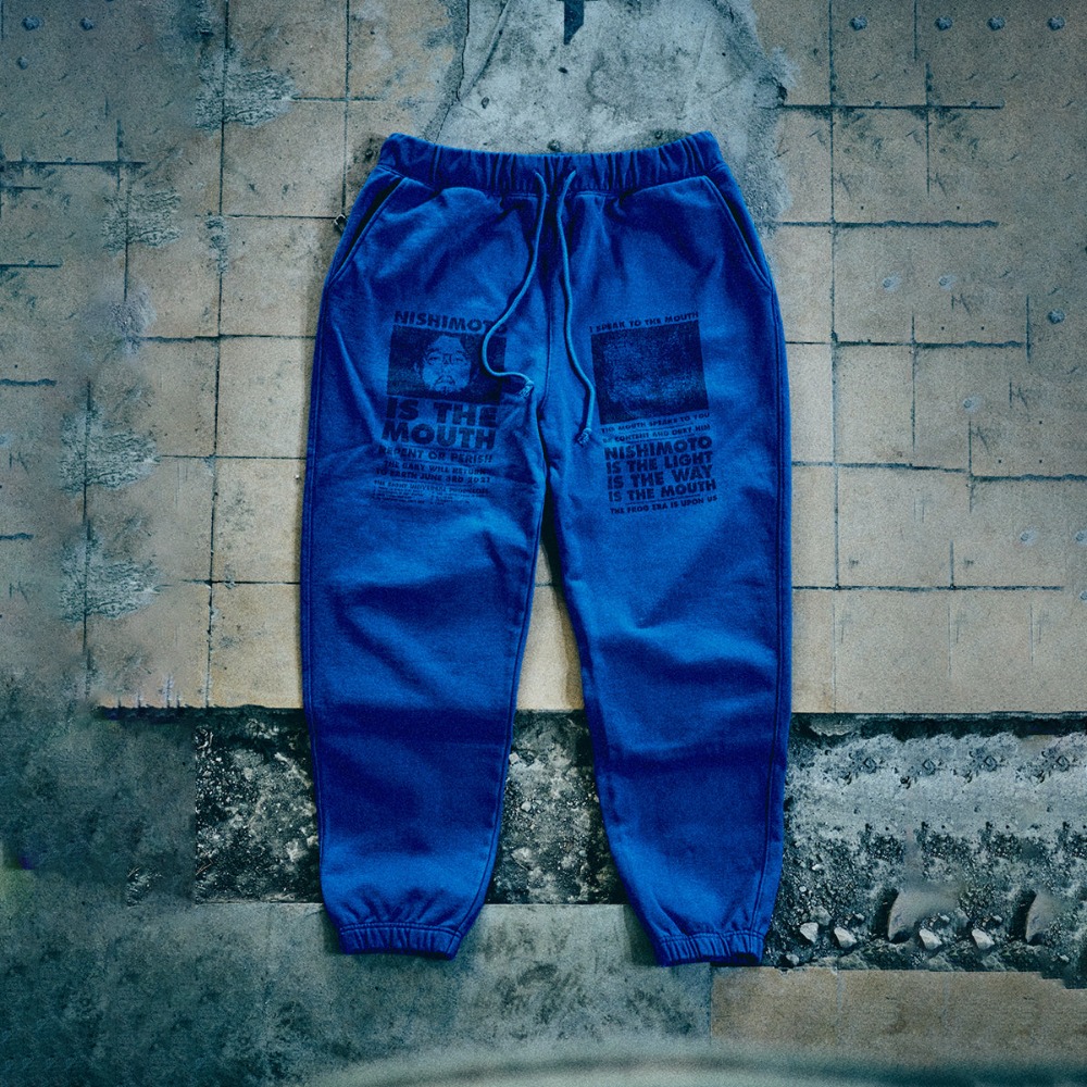 NISHIMOTO IS THE MOUTH CLASSIC SWEAT PANTS (Damaged) BLUE