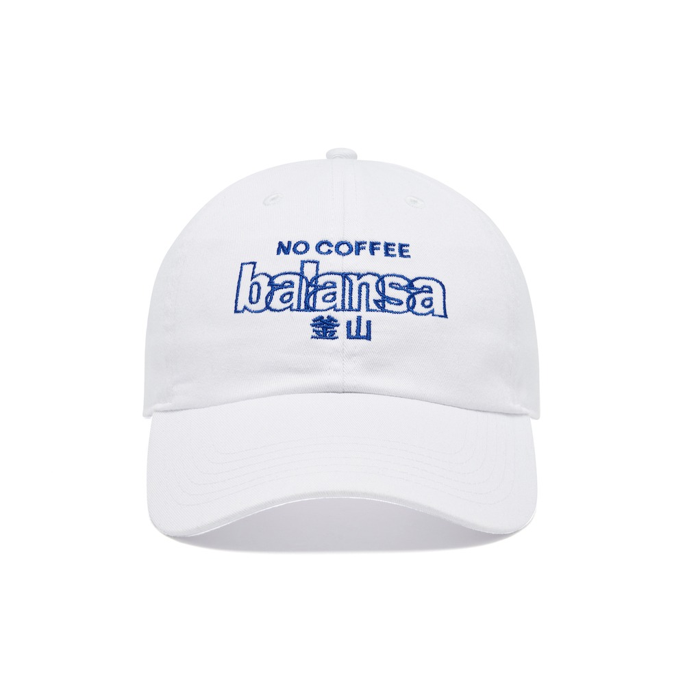 BALANSA X NOCOFFEE BASE BALL CAP (WHITE)