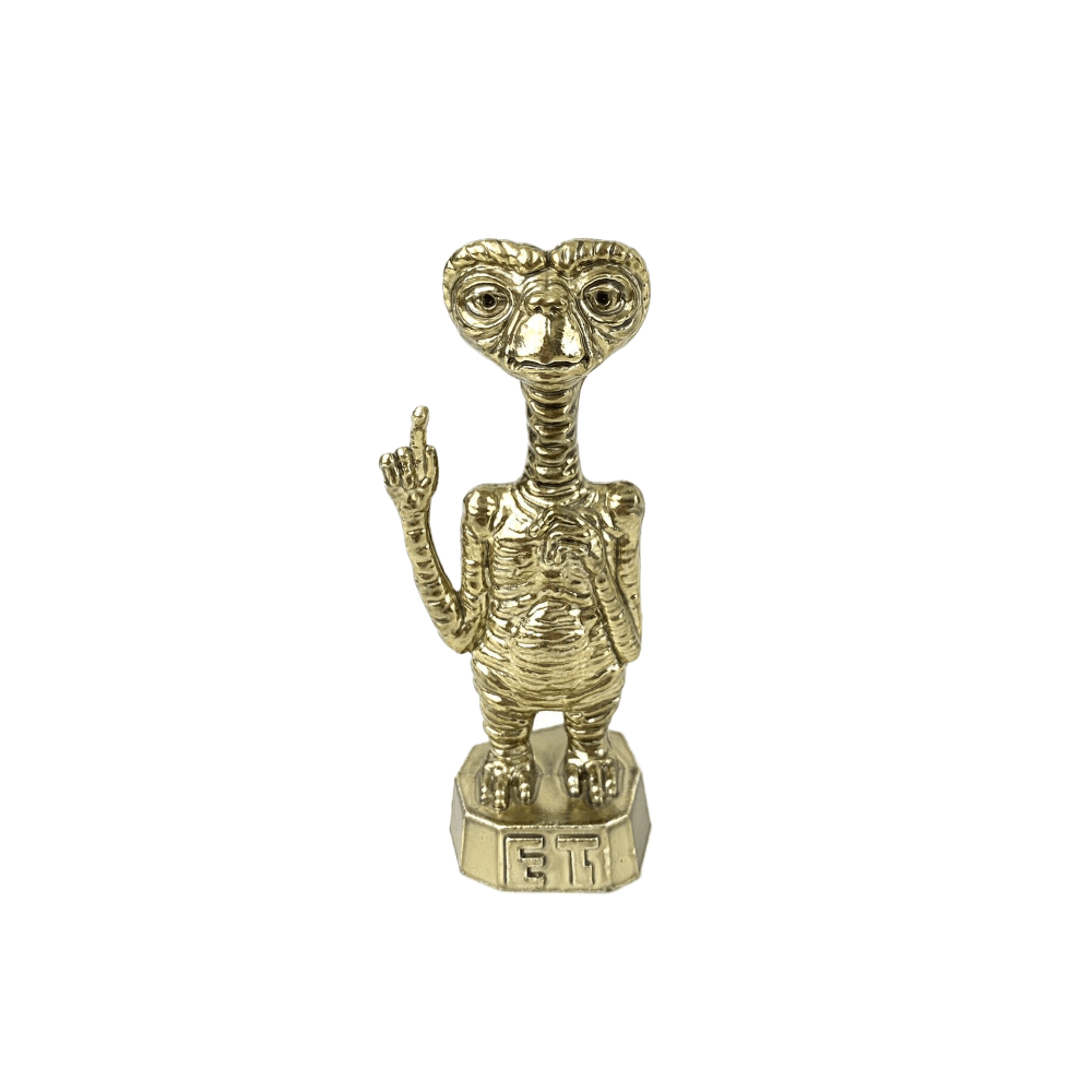E.T. Brass Metal Statue 80s