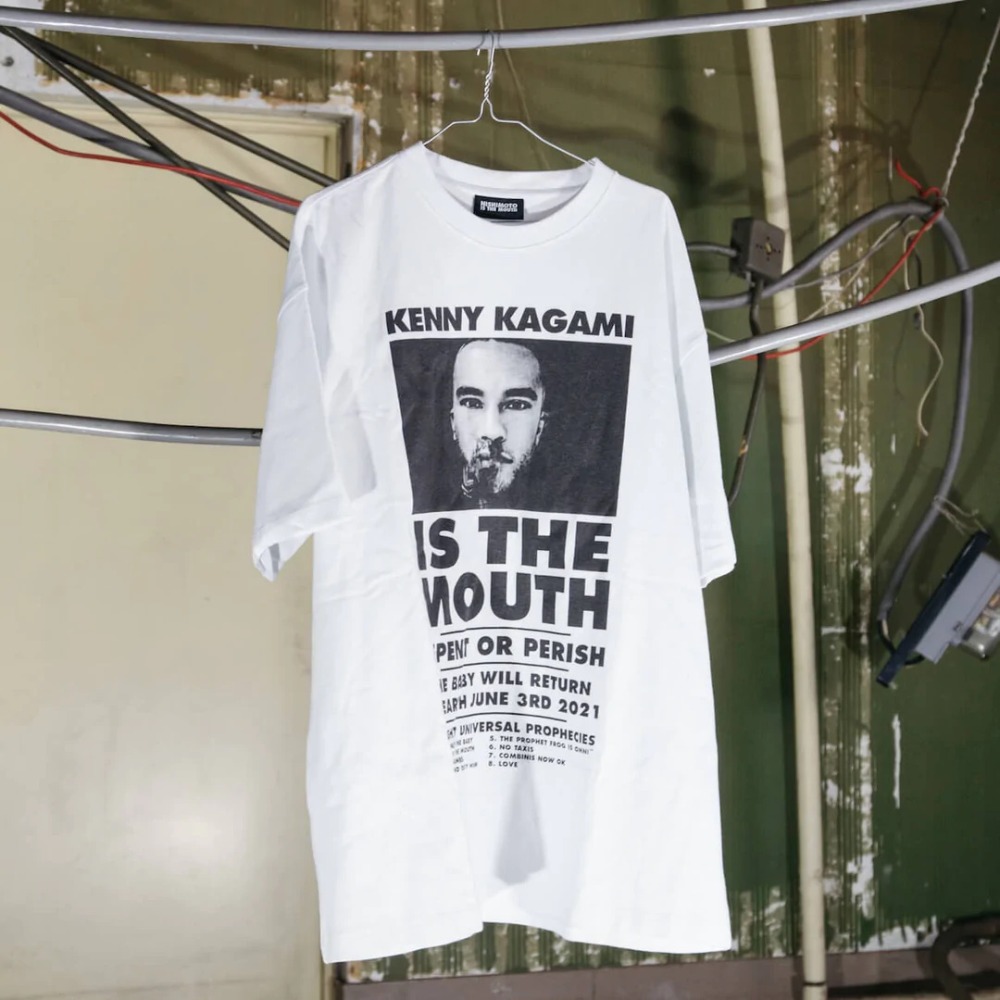 NISHIMOTO IS THE MOUTH × KENNY KAGAMI S/S TEE WHITE