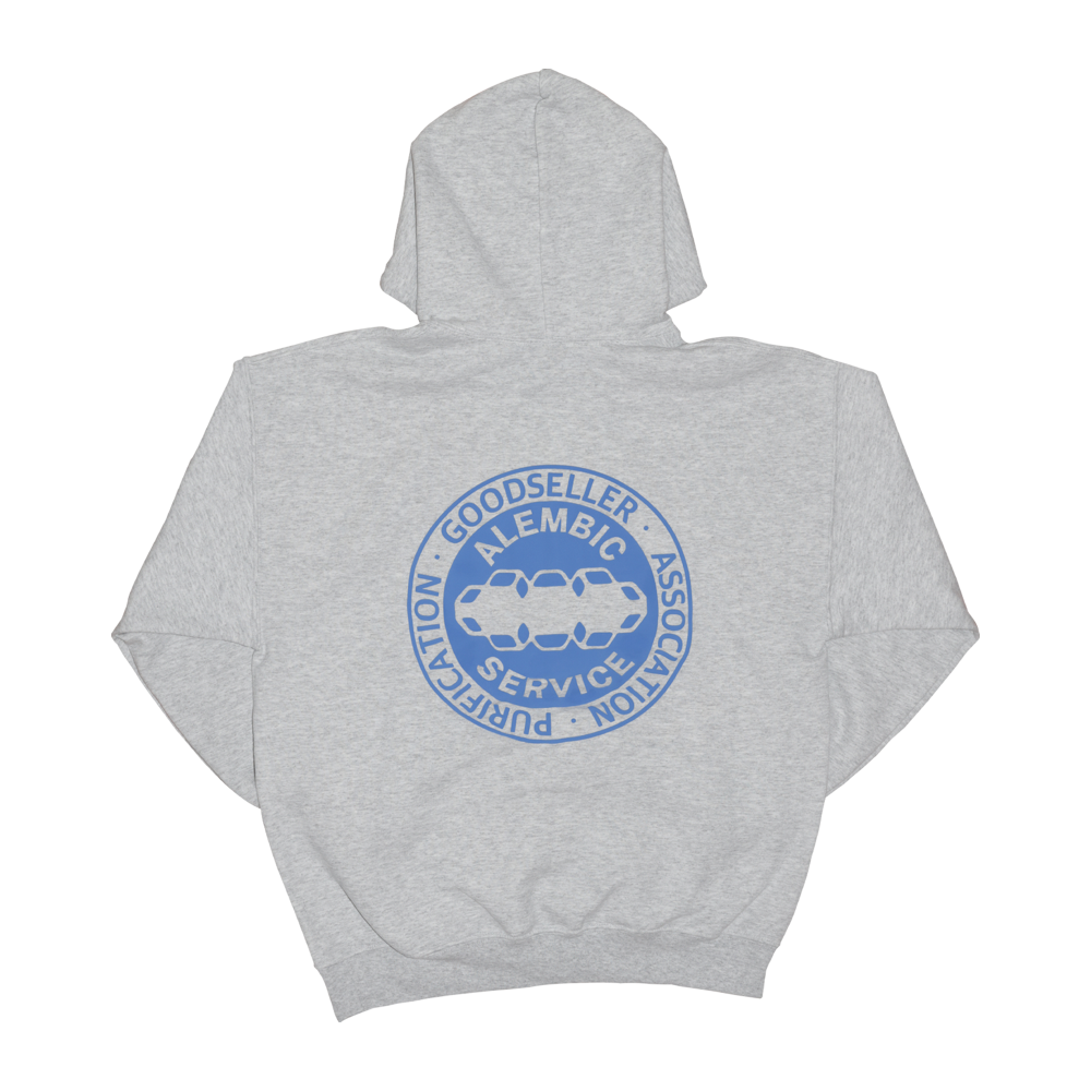 alembic logo hoodie grey