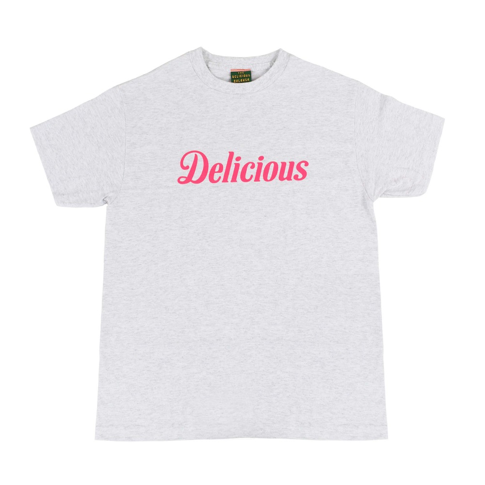 delicious for balansa s/s tee (a.gray/pink)