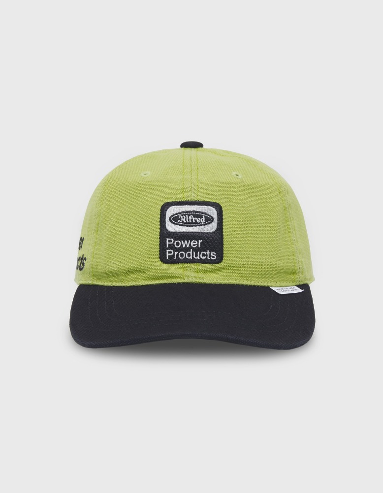 ALFRED POWER PRODUCTS CAP (YELLOW GREEN/BLACK)