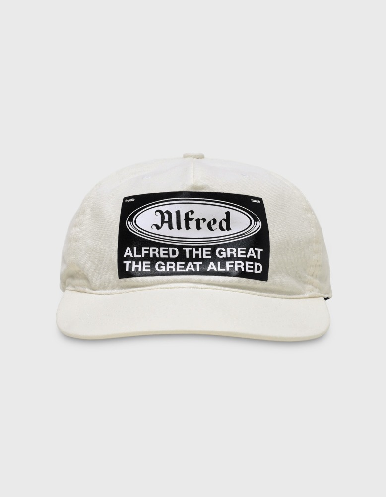 ALFRED FRED STICKER CAP (WHITE)