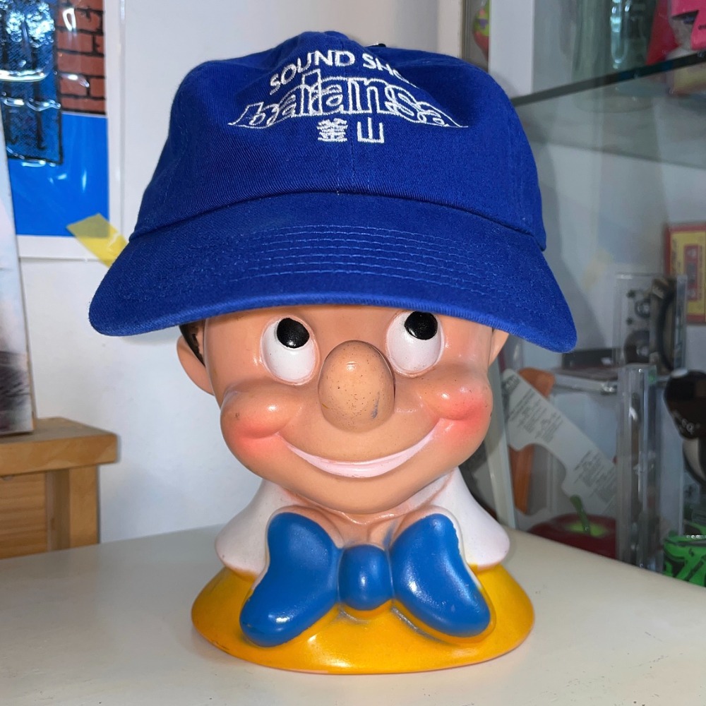 balansa cutie logo ball hat blue/w