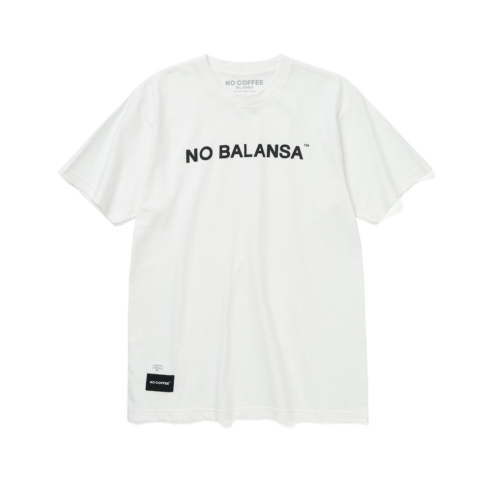 BALANSA X NOCOFFEE NO BALANSA T-SHIRTS (WHITE)