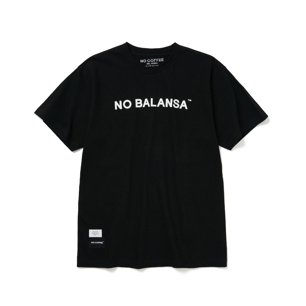 BALANSA X NOCOFFEE NO BALANSA T-SHIRTS (BLACK)