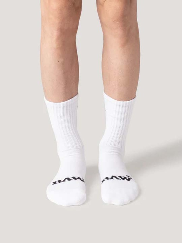 RAW x INTERBREED “Rollers Socks” White