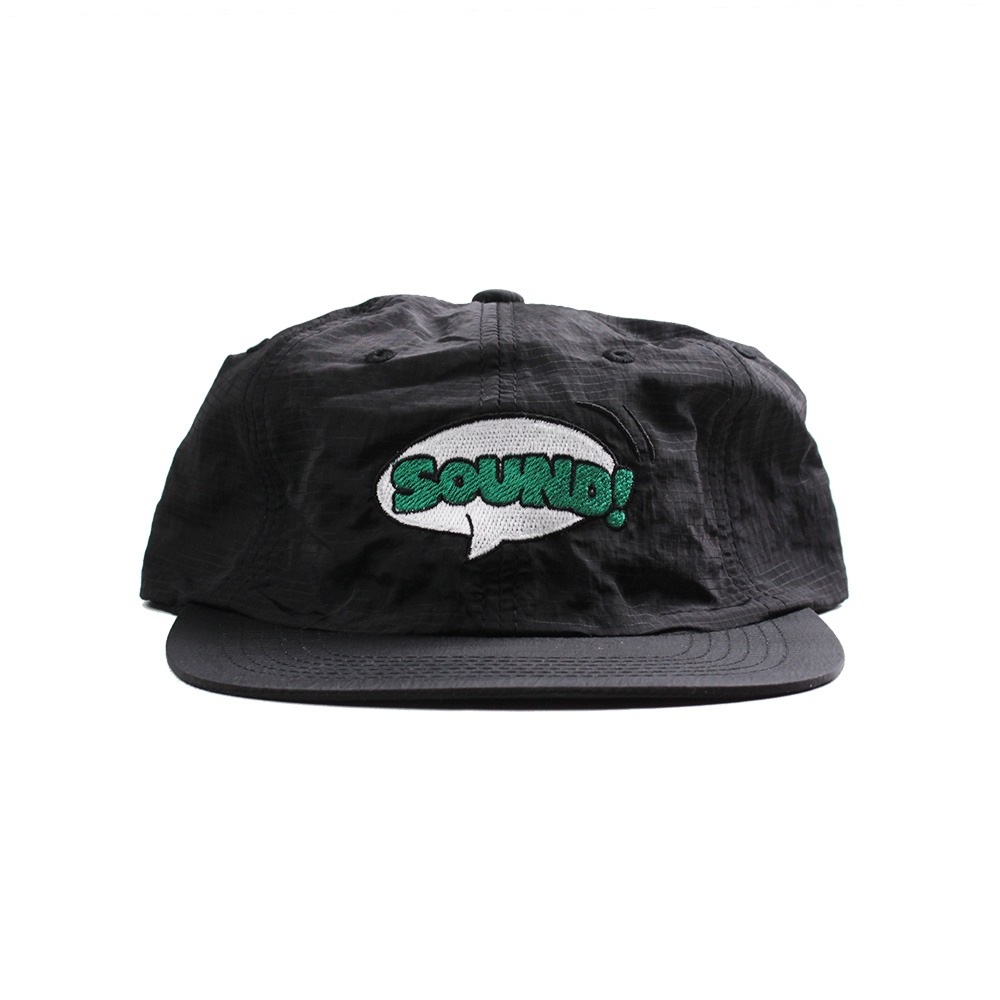 Green comic sound nylon cap(black)